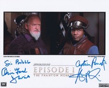DAVIES & QUARSHIE signed Autogramm 20x25cm STAR WARS in Person autograph COA