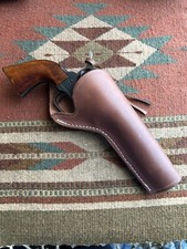 Western Holster Cross Draw Brwn FITS Colt SAA 1873 4 3/4" Uberti Cimarron Taurus
