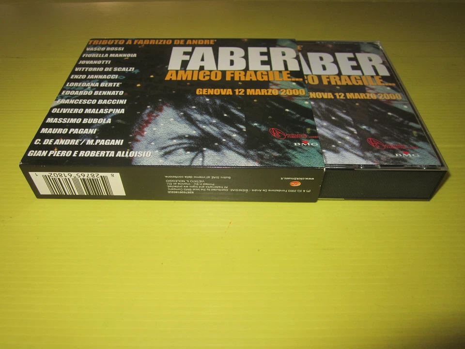 FABER AMICO FRAGILE,V.A. 2CD+2 BOOKLET TESTI- BMG 82876561802 NM/NM 2003 ITALIA - Immagine 3 di 3