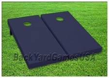 Navy Blue Cornhole Boards Custom BEANBAG TOSS...