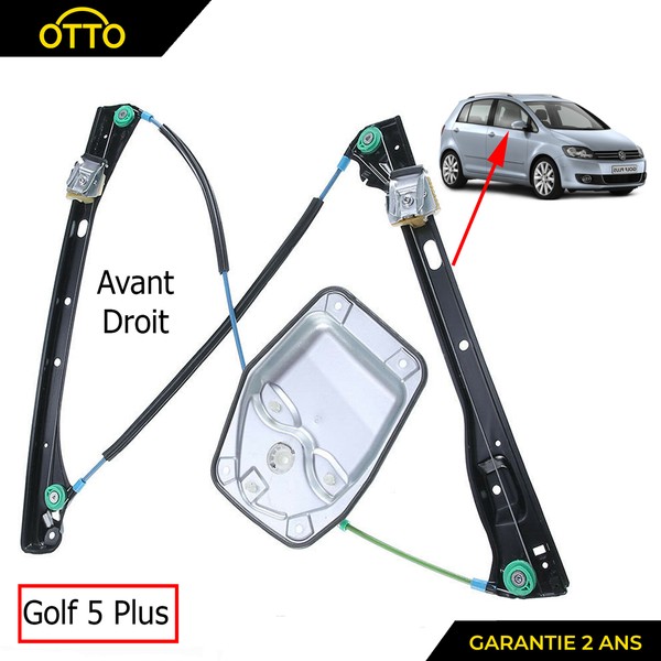 Fensterhebermechanismus Mit VordertüR Rechts FüR Golf + Plus 5M0837462-image
