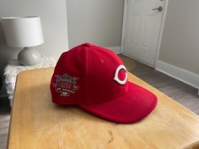 cincinnati reds hat 7 1/2 150 year anniversary 