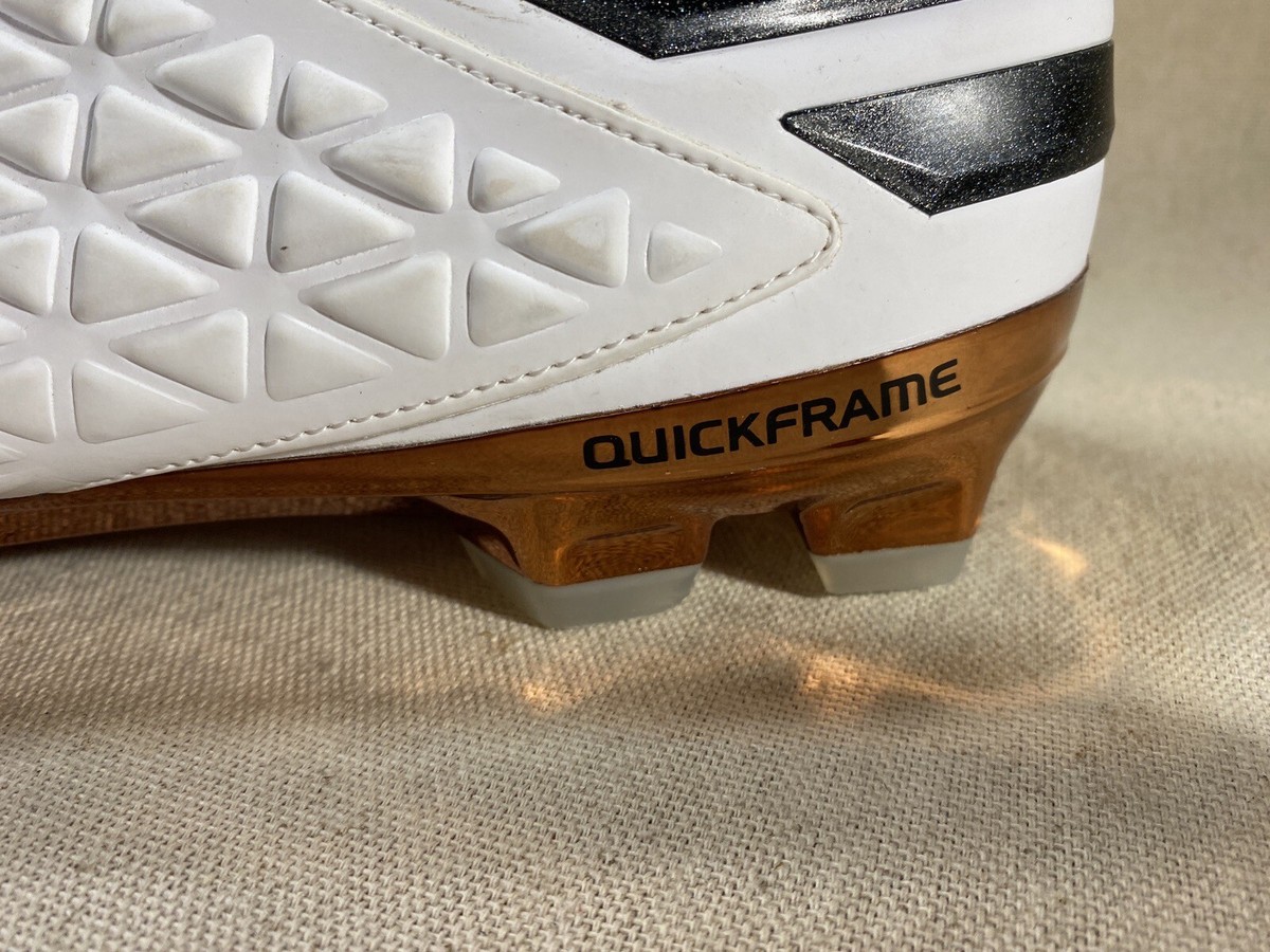 Addidas Men's Size 17 Quickframe Mid Top Football Cleats! White, New w/o  Tags