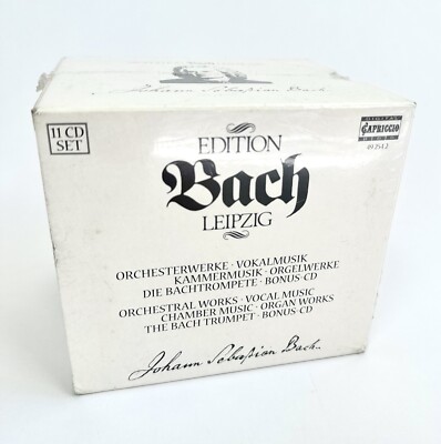 Bach Leipzig Edition, Schreier Lorenz [Capriccio 10 CD + Bonus CD Set] SEALED