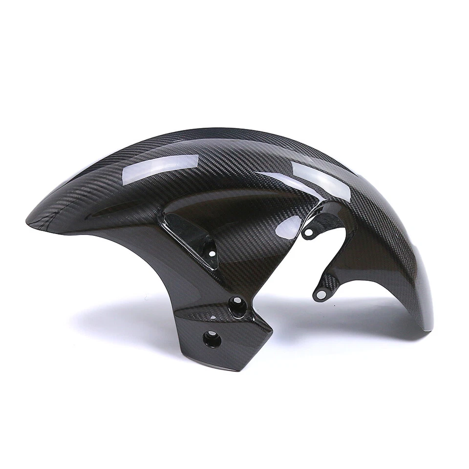 Ajuste para Suzuki GSX1300R 2021-2023 Hayabusa guardabarros delantero fibra de carbono real brillo Foto 2 de 4