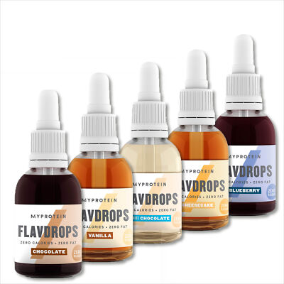 143,60 /L - Myprotein FlavDrops (Flavor Geschmack flüssig) 5er Pack (5x50ml)