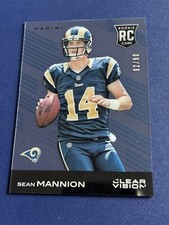 2015 PANINI CLEAR VISION SEAN MANNION RC RAMS #130 Blue SP /99