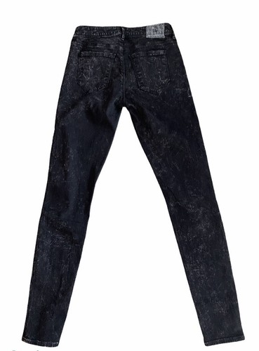 PRPS HEIRLOOM Black Authentic Made in USA Extra Skinny Jeans 25x33 Hand Crafted - Picture 3 of 8