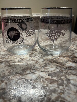 Never Been Used Two Glass Game Of Thrones drinking cup