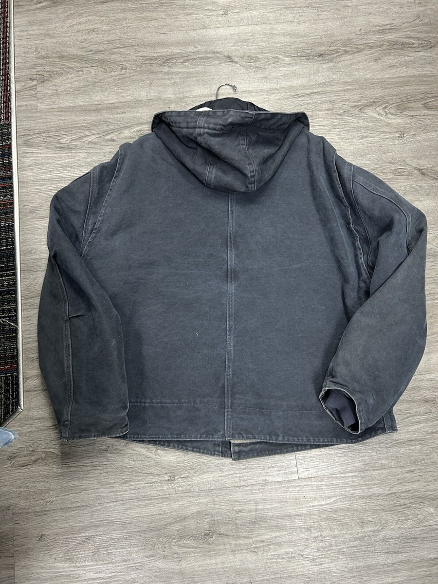 Carhartt Jacket Mens XXL J164 PTL Reg 2007Dearborn Gray Workwear