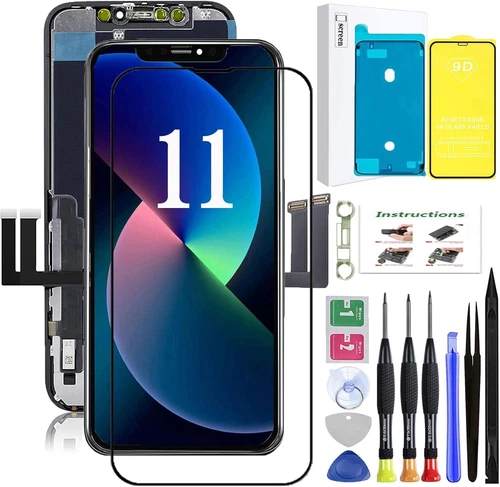 Pantalla iPhone 11 Reemplazo LCD 3D Touch 6.1" A2111 A2223 Kit Herramientas