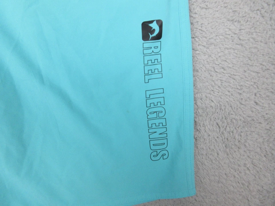 Reel Legends Swim Trunks Mens Adult 32 Blue Board Shorts Bathing Suit 32X21 - Image 4 of 4