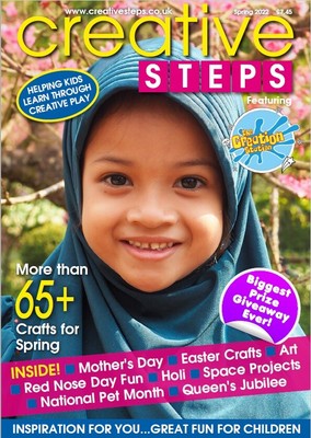 Creative Steps magazine - SPRING 2022 - 65+ fun craft ideas for curious kids!