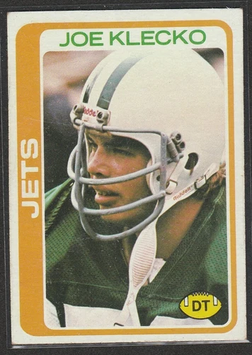 1978 Topps #287 Joe Klecko RC N.Y. Jets HOF DE mid grade corner wear crease free