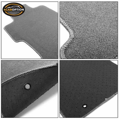 Fits 0611 Honda Civic Floor Mats Carpet Front & Rear Gray 3PC Nylon