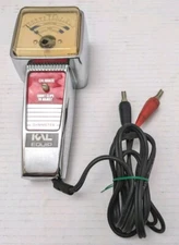 Vintage Chrome Kal-Equip Model R-48 Ohmmeter Michigan USA 