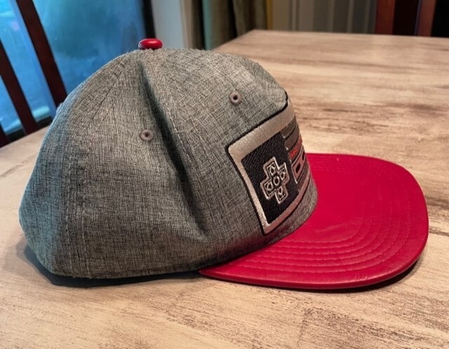 Nintendo Adjustable Snapback Hat Red/Gray/Black C… - image 2