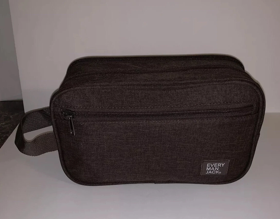 Every Man Jack Men Toiletry Wash Bag Travel Pouch Toiletries Dopp