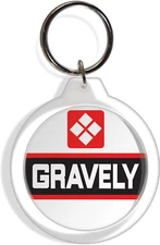 Gravely Garden Farm Walk Behind Tractor Keychain Keyring Yard Lawn Mower Part