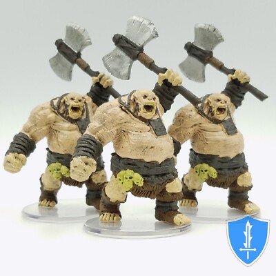 Ogre x3 - Elemental Evil #25 D&D Miniature