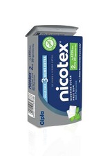 Cipla Nicotex Nicotine Sugar Free Mint Plus Gum 2mg Help Quit Smoking pck of 1