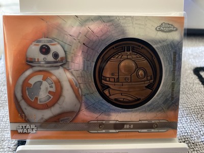 2019 Topps Star Wars Chrome Legacy BB-8 Droid Medallion Card Orange 17/25 | eBay