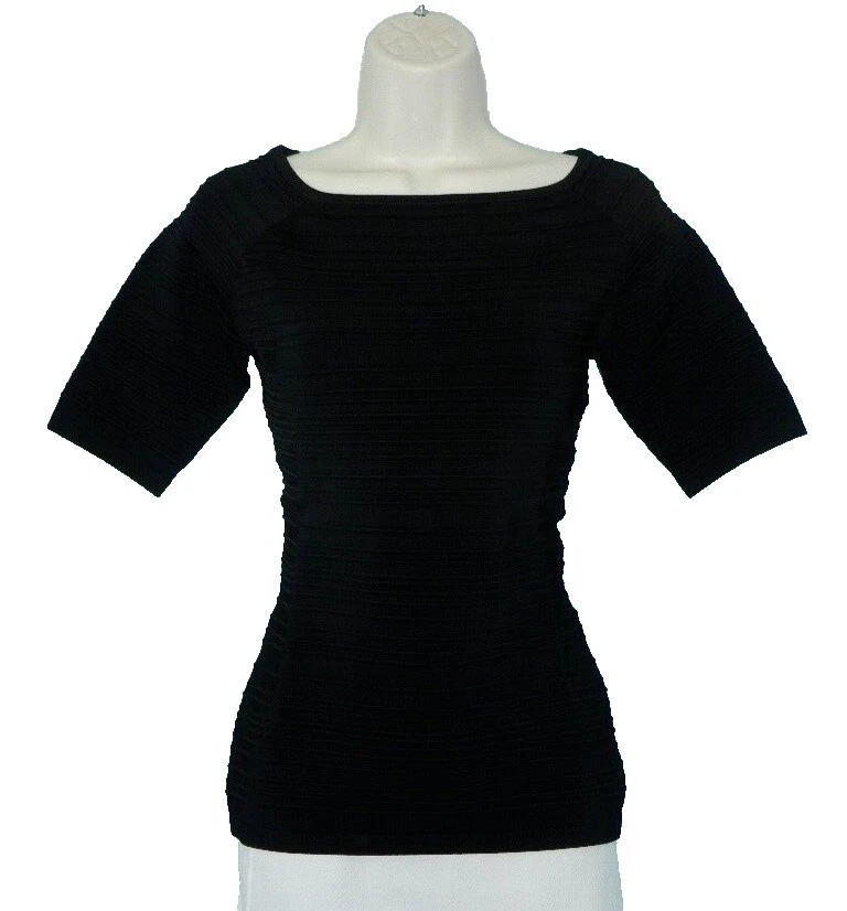 Boston Proper Black Regular Size Sweaters for Women