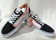 Vans Women's Ward Tie Dye Salmon/Multicolor Canvas Skate Shoes-Assorted Sizes NB