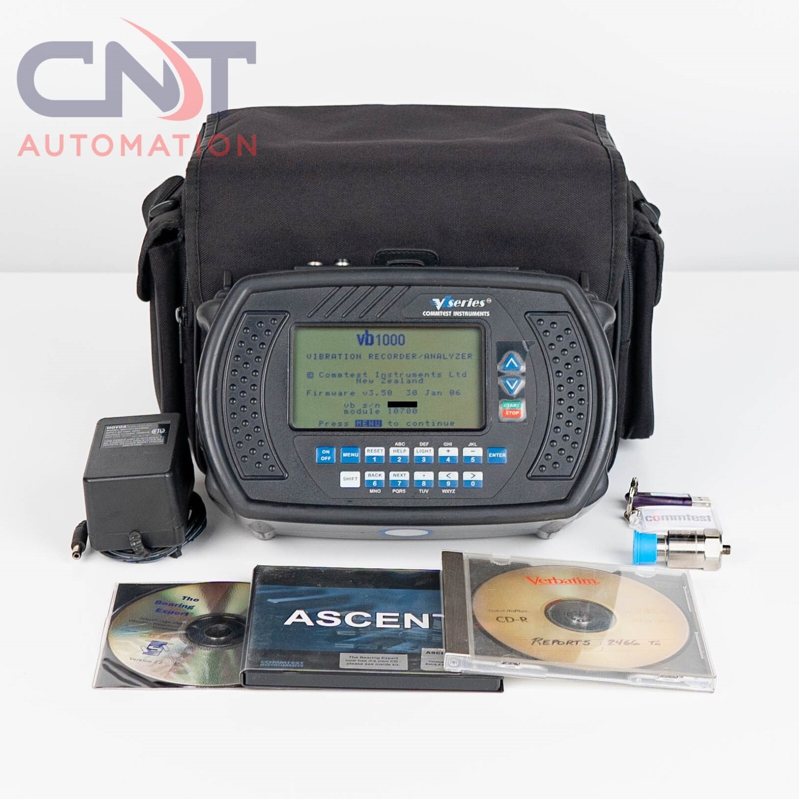 Commtest Vb1000 Single Channel Vibration Analyzer Balancer With Ascent Software