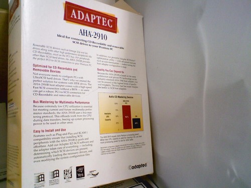 ADAPTEC AHA 2910B Fast PCI to SCSI Host Adapter New with Box Software Manuals + - Picture 10 of 15