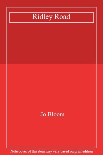 Ridley Road By Jo Bloom. 9781780228242