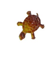 Fashion Pin/Brooch- TURTLE- yellow brown- pretty detail