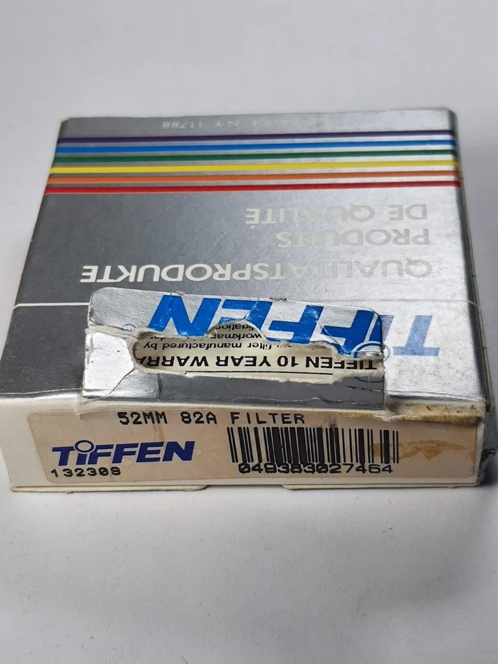 TIFFEN 52mm 82A Blue Light Balancing 82A 82-A 82 A Glass Lens Filter USA (5282A) - Image 4 of 4