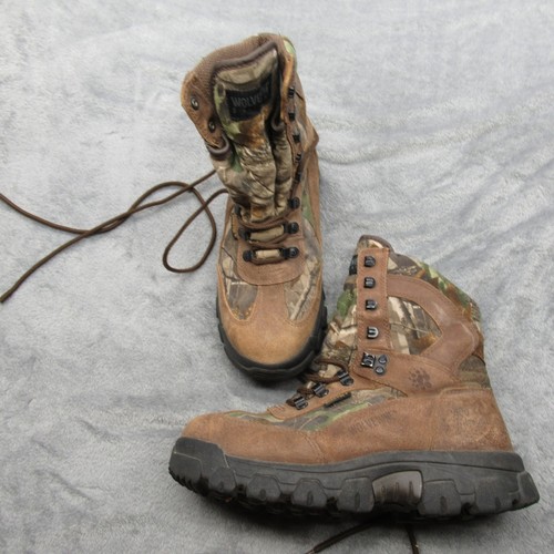 Bota Wolverine GoreTex Hombres 8 M Camuflada 600g Impermeable Puntera Dura Aislada Trabajo Caza - Imagen 2 de 23