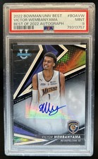 2022-23 Bowman University Best Victor Wembanyama Best of 2022 Auto #BOA-VW PSA 9