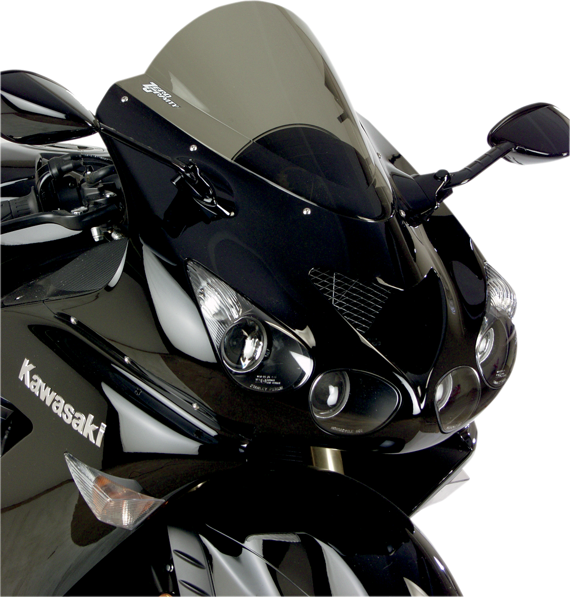 ZERO GRAVITY Double Bubble Windscreen - Smoke - ZX-14 16-274