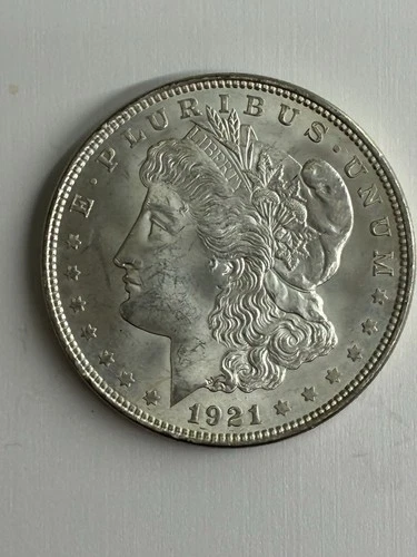 1921 $1 Morgan Silver Dollar Original Mint Luster