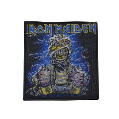 Iron Maiden Powerslave Eddie Battle Jacket Sew On Woven Patch - OFFICIAL 22-19