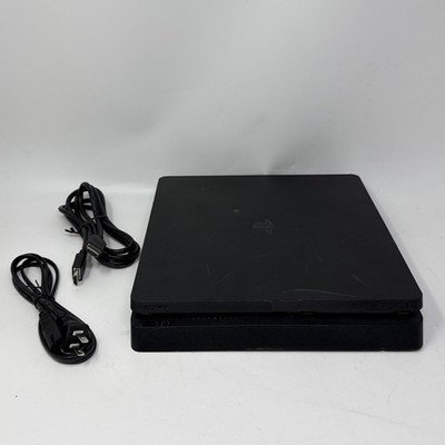 Tested Grade  B  Sony PlayStation 4 PS4 Slim 1TB Console + Cables - CUH-2215B
