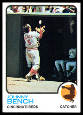 1973 Topps #380 Reds Johnny Bench VG-EX CENTERED NICE CARD