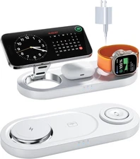 BRAND NEW Upgraded 3 in 1 Wireless Charging Station for Apple Devices