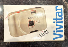 Vintage Vivitar IC101 Panorama 35mm Film Camera - Focus-Free- Black