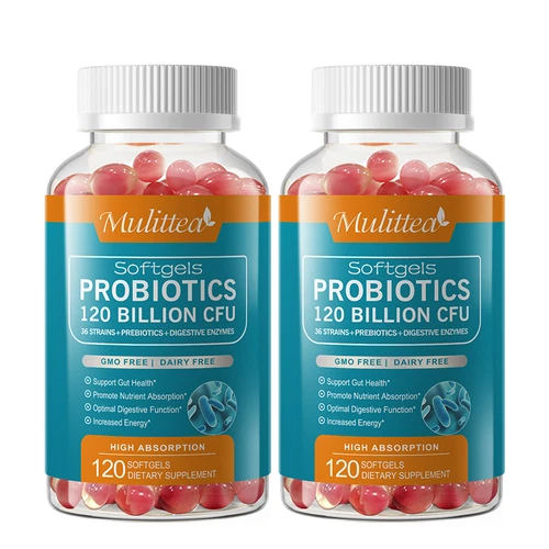 120 Billion CFU Probiotic – 36 Strains with Prebiotics & Digestive Enzymes