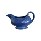 Vintage Fiesta Fiestaware Cobalt Blue 18oz Gravy Boat Sauce Pitcher