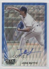 2021 Leaf Metal Draft 1990 Blue Wave 6/20 Jose Butto #LA-JB1 Auto 0c3e