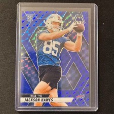 🚛GN 2025 PANINI MOSAIC FOOTBALL BLUE MOSAIC PRIZM /99 RC JACKSON HAWES #334