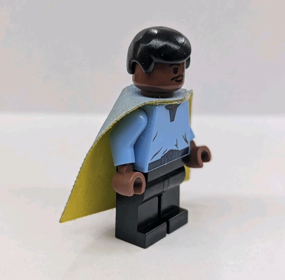 Lego Star Wars Lando Calrissian Minifigura 10123 Cloud City sw0105 Con Capa Foto 3 de 4