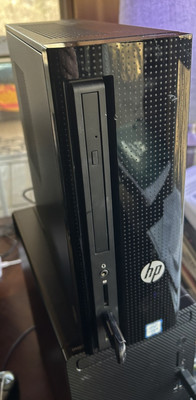 HP Slimline 260-p037cb Desktop Computer Intel Core i3-6100T 8GB Ram 1TB Win 10