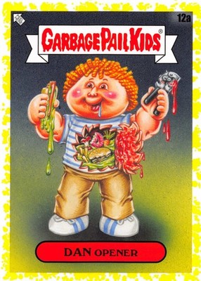 GARBAGE PAIL KIDS TOPPS 2021 S1 SERIES 1 FOOD FIGHT PICK-A-CARD YELLOW BORDER