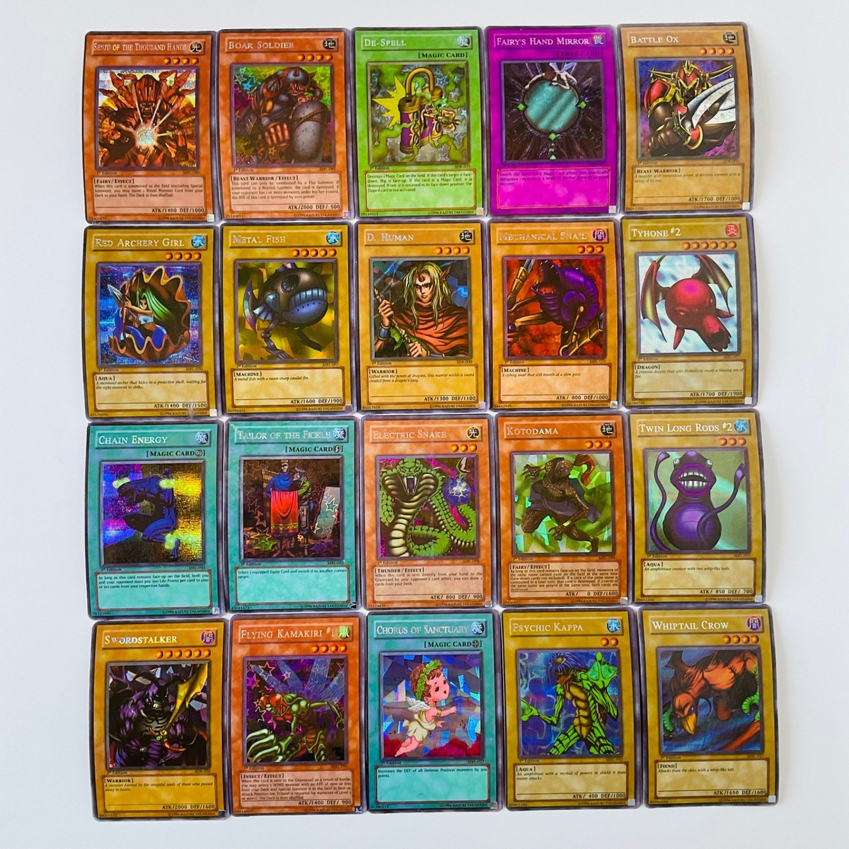 all yugioh video game cards Card Japanese Vintage Foil Promo Cards |